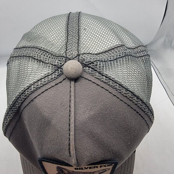 Goorin Bros Silver Fox Adults Gray The Farm Trucker Hat Adjustable Mesh Back - Picture 6 of 9